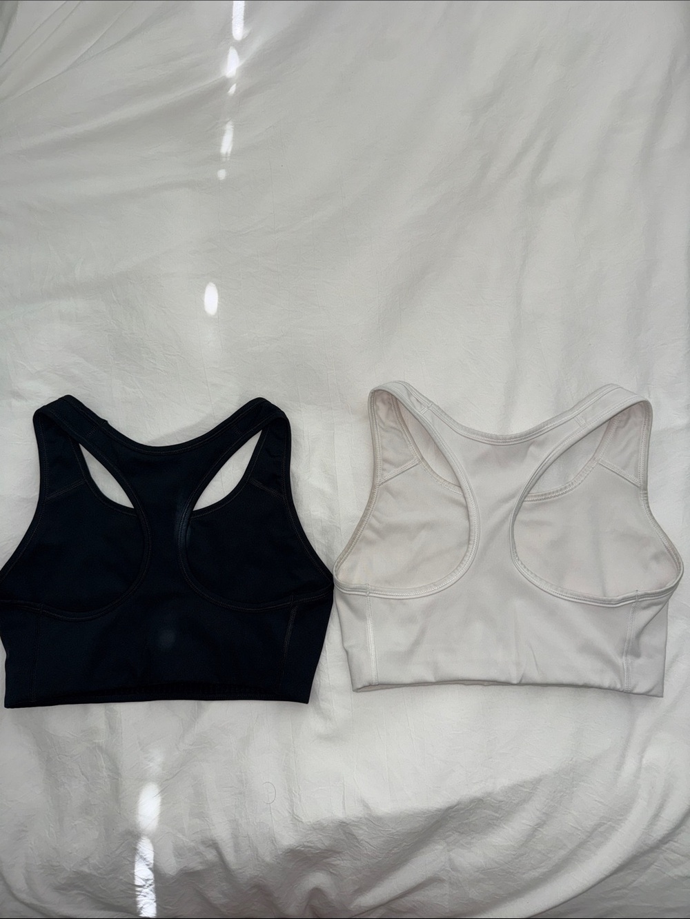 Nike Racerback Sports Bras - Black & White - Picture 2 of 2